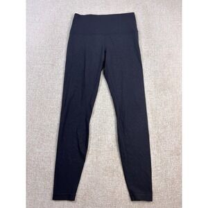 Lululemon Womens Black Leopard Embossed High Rise Leggings Size 8 Yoga Pants